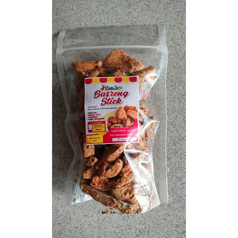 

Fraying Basreng Stik Pedas 80 gram