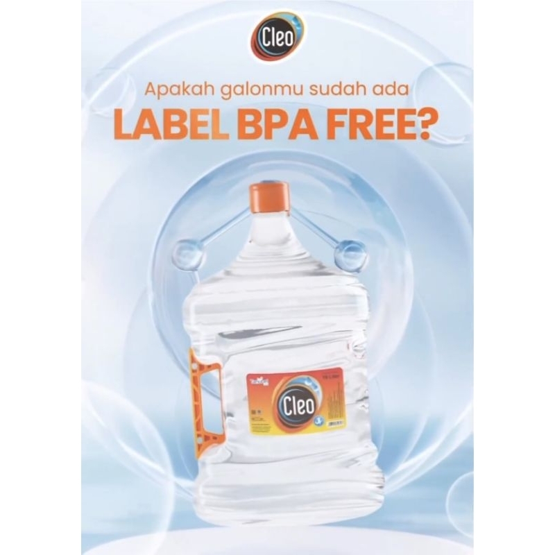 Air Mineral Cleo Galon 19L