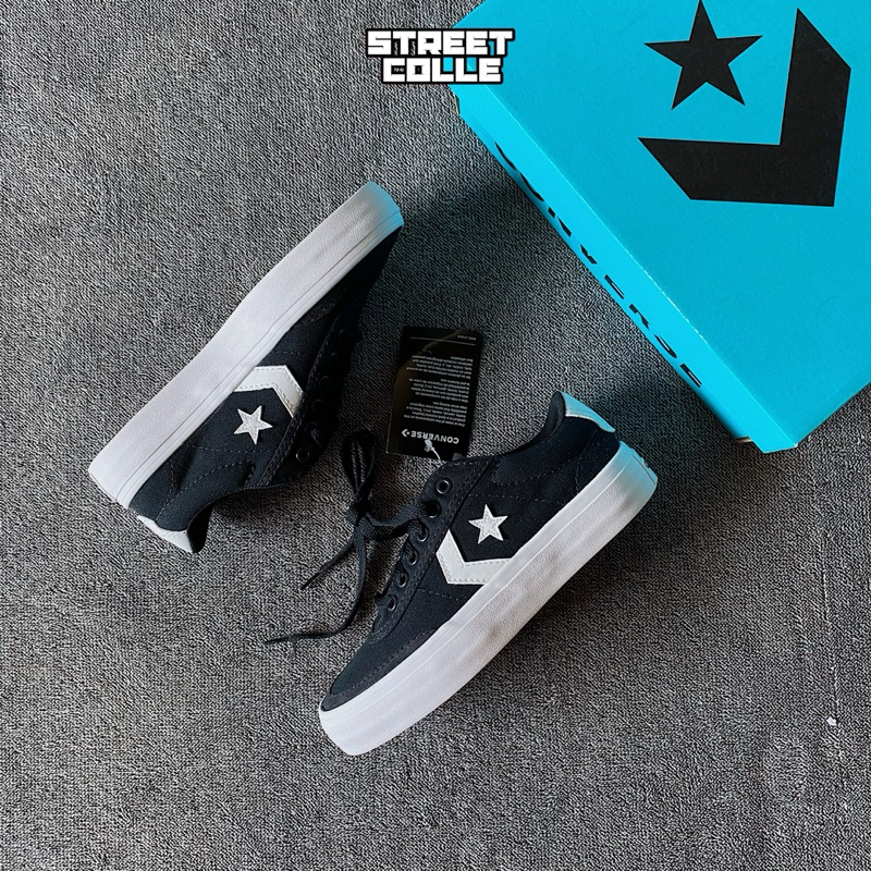Converse Courtland Black White (Size 35)