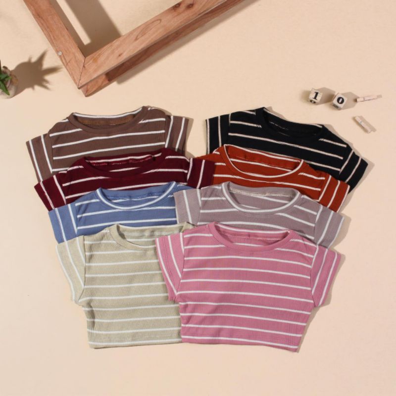 Yumna Salur Crop 1-5thn/Kaos Crop anak perempuan/Crop salur anak perempuan