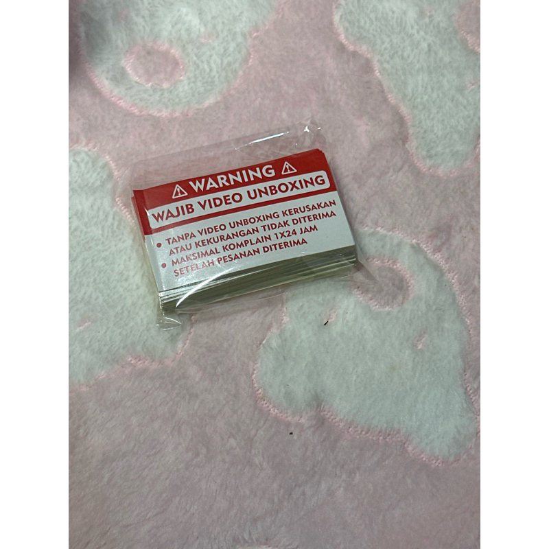 

stiker buat packingan