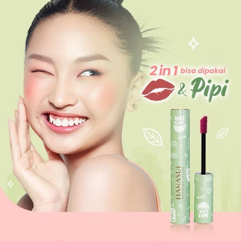 🩷ANANTA🩷 Hanasui Mattedorable LipCream (Matcha Latte Edition)