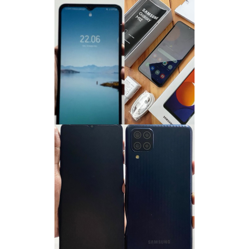 Samsung M12 3/32 SECOND FULLSET BOX LENGKAP