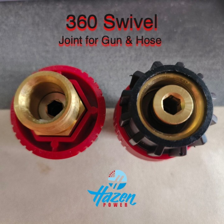 360 Swivel Joint For Gun & Hose Anti Winding M22-14Mm By Hazenpower Co