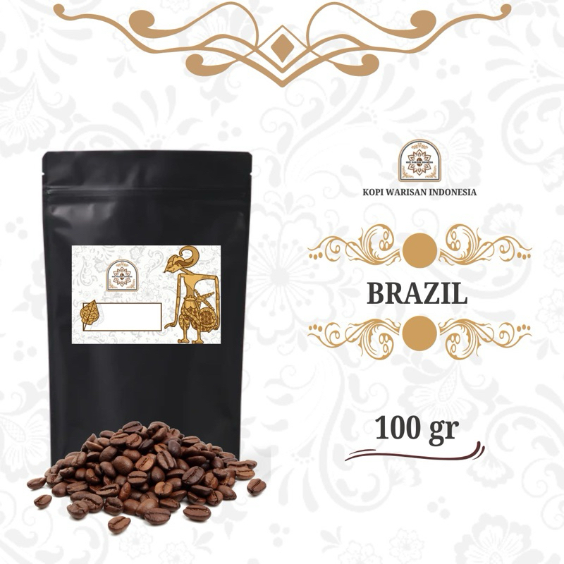 

Kopi Lokal Bubuk Arabica Brazil 100gr