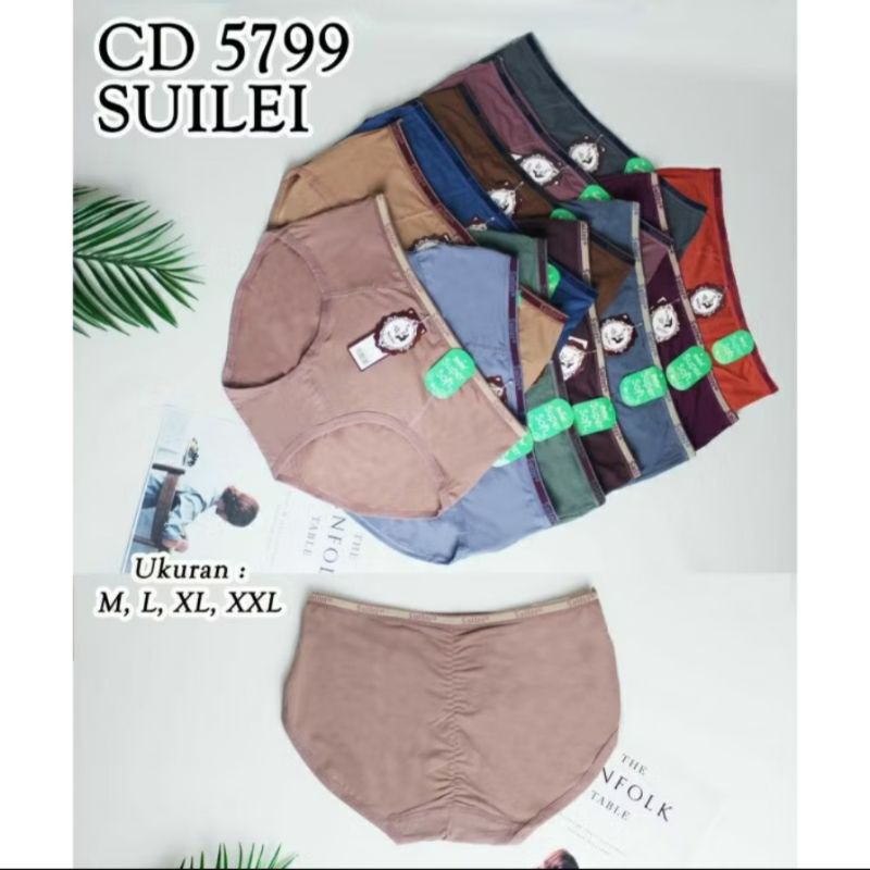 (12pc) CELANA DALAM WANITA SUILEI ORIGINAL M L XL XXL | SUILEI CELANA DALAM WANITA