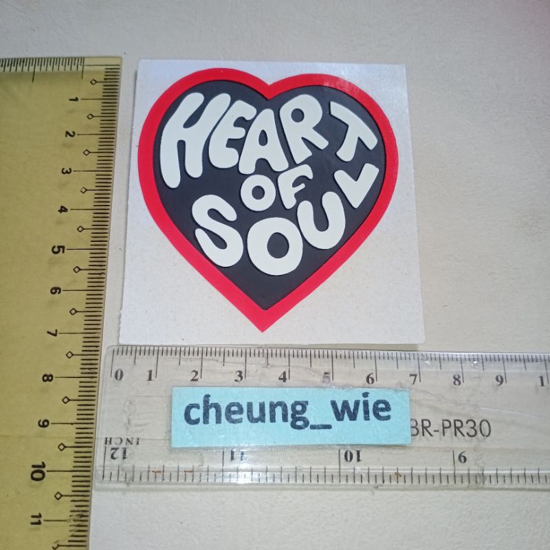 

Stiker / Sticker Heart of Soul 1bh