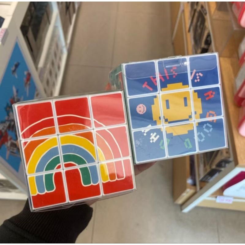 Miniso Rainbow Series Magic Cube / Mainan rubik 6 gambar