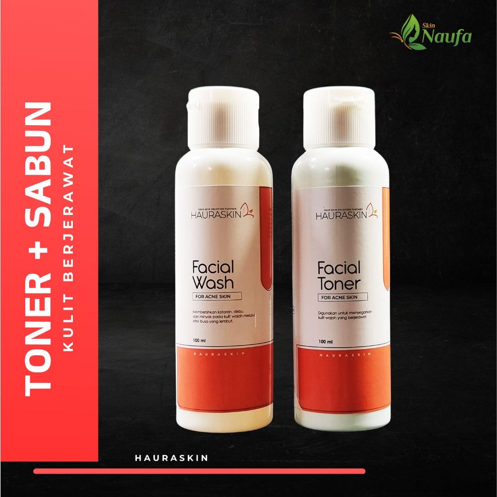 Hauraskin Acne Wash + Acne Toner 1 Set