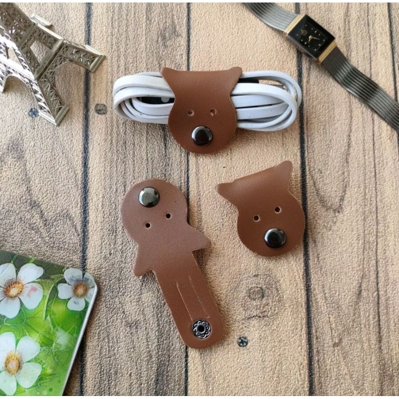 KLIP KABEL KULIT/ PENJEPIT KABEL - KLIP KABEL KARAKTER