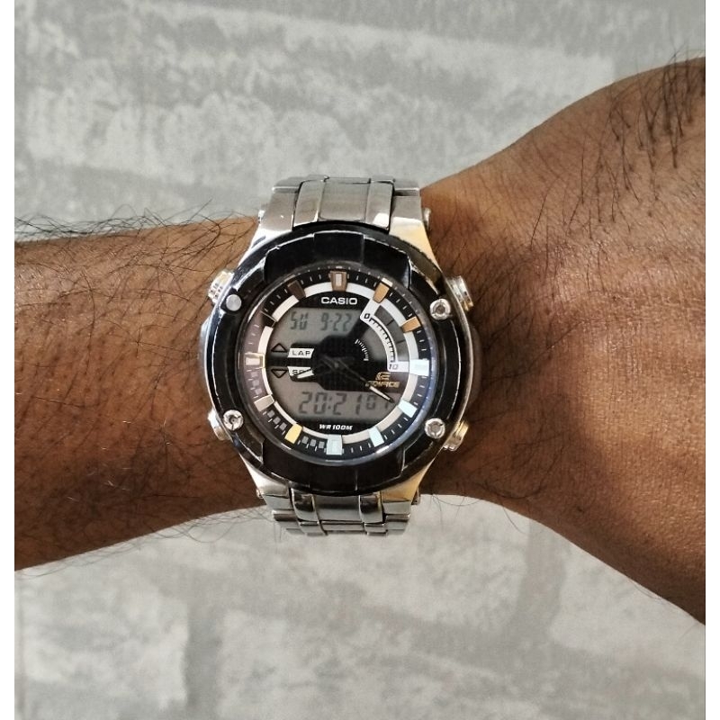 jam tangan ORIGINAL CASIO EDIFICE ANADIGI type EFX - 700