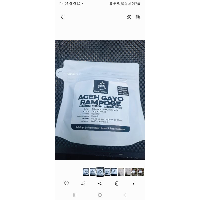 

kopi biji arabika Gayo Rampoge 100 gr