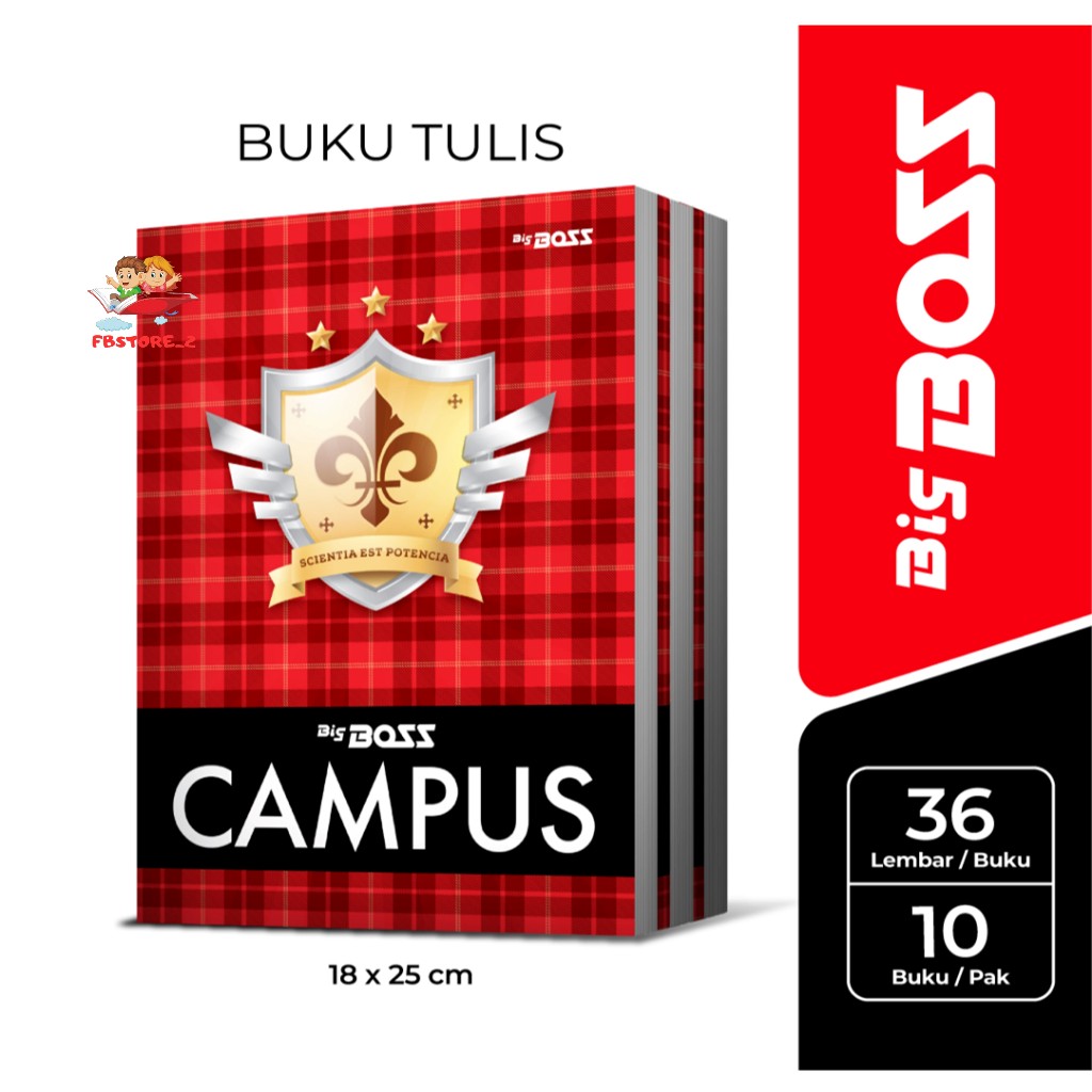 

[BUKU TULIS] BigBoss Campus Buku Tulis 36 Lembar