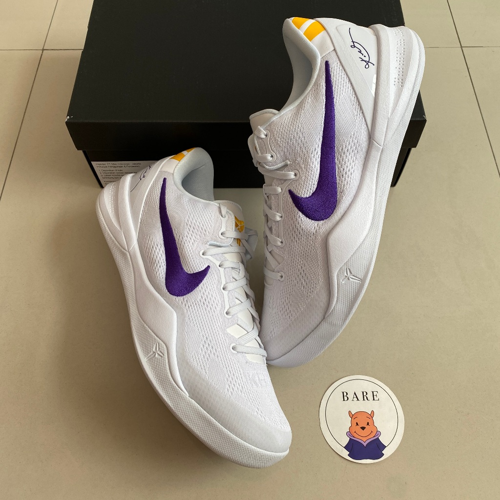 Nike Kobe 8 Protro Lakers Home (100% Original) [HF9550-100]
