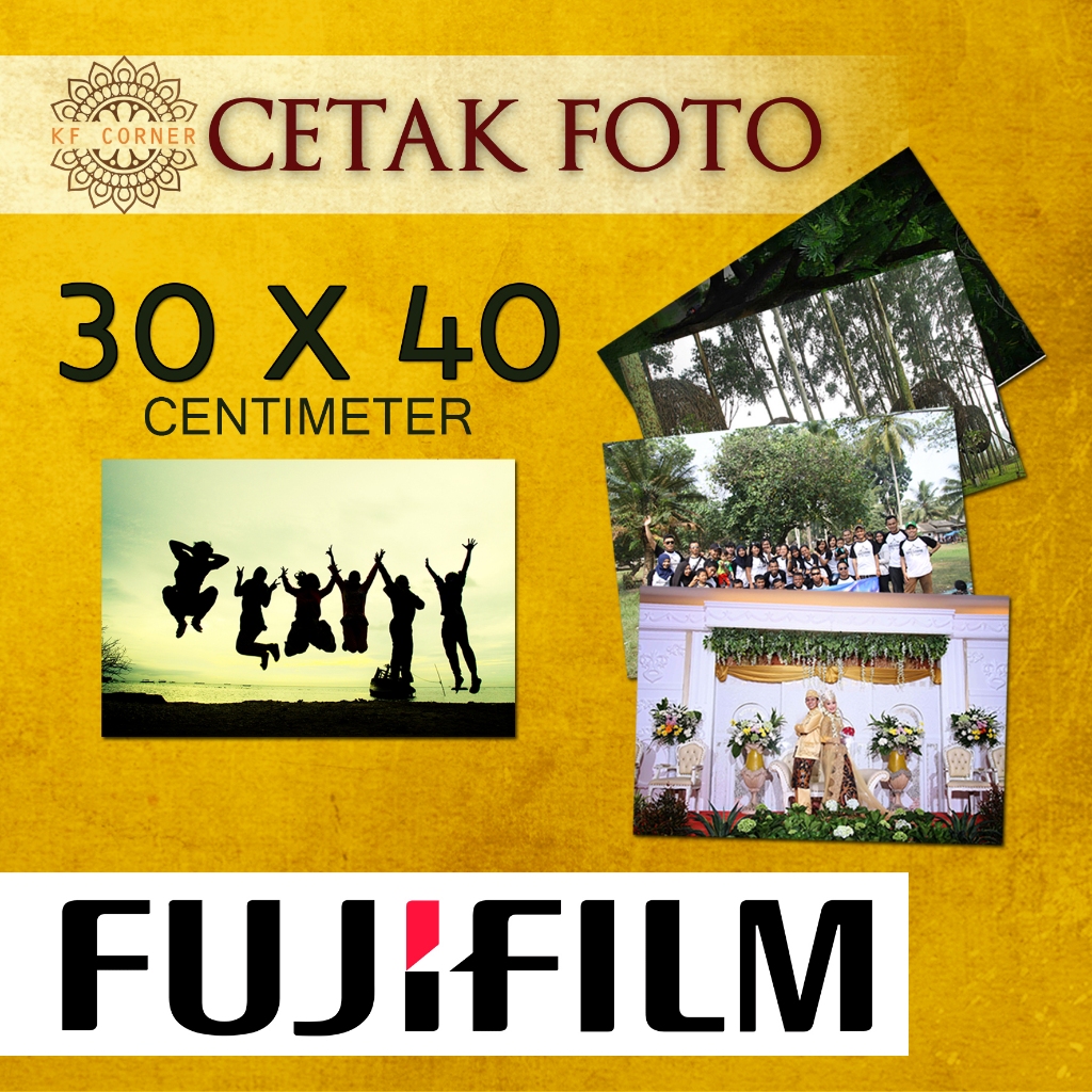 Cetak foto 30X40 / 12r digital lab fujifilm LAB