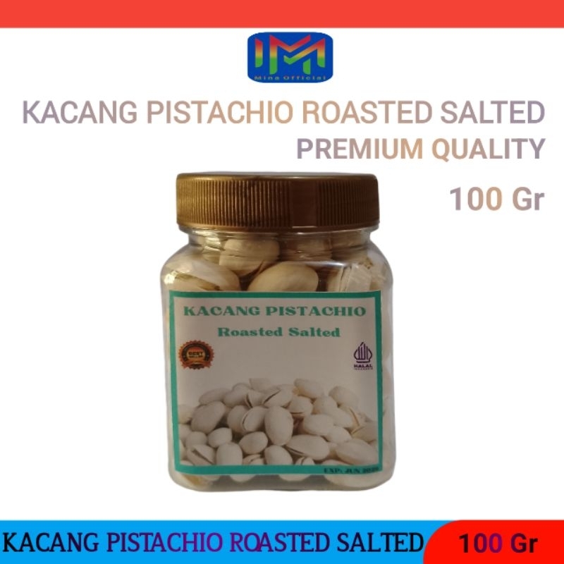 

Kacang Pistachio Panggang 100 gr Roasted Salted Kemasan Mini