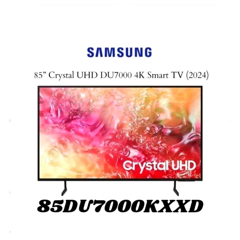 TV Samsung 85inch DU7000 Smart TV Samsung 85" Crystal UHD 4K UA85DU7000