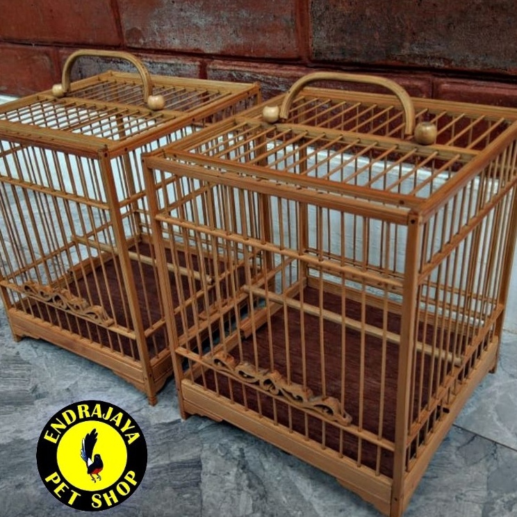 Paling Puas  SANGKAR BURUNG KECIL FULL BAMBU PREMIUM SANGAT HALUS