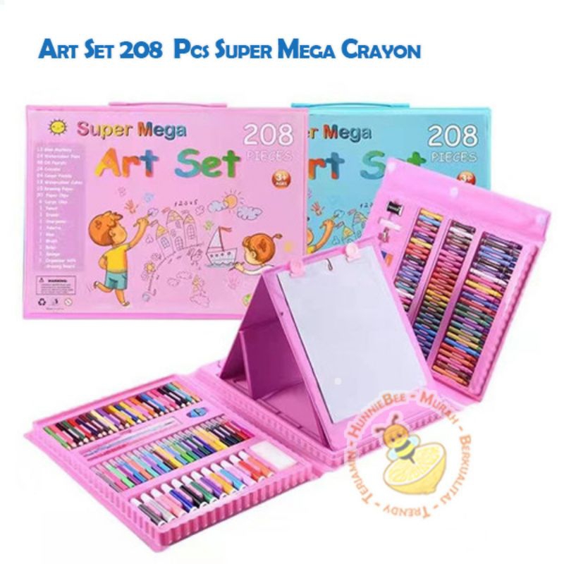 

Art Set 208 Pcs Super Mega Crayon Varian