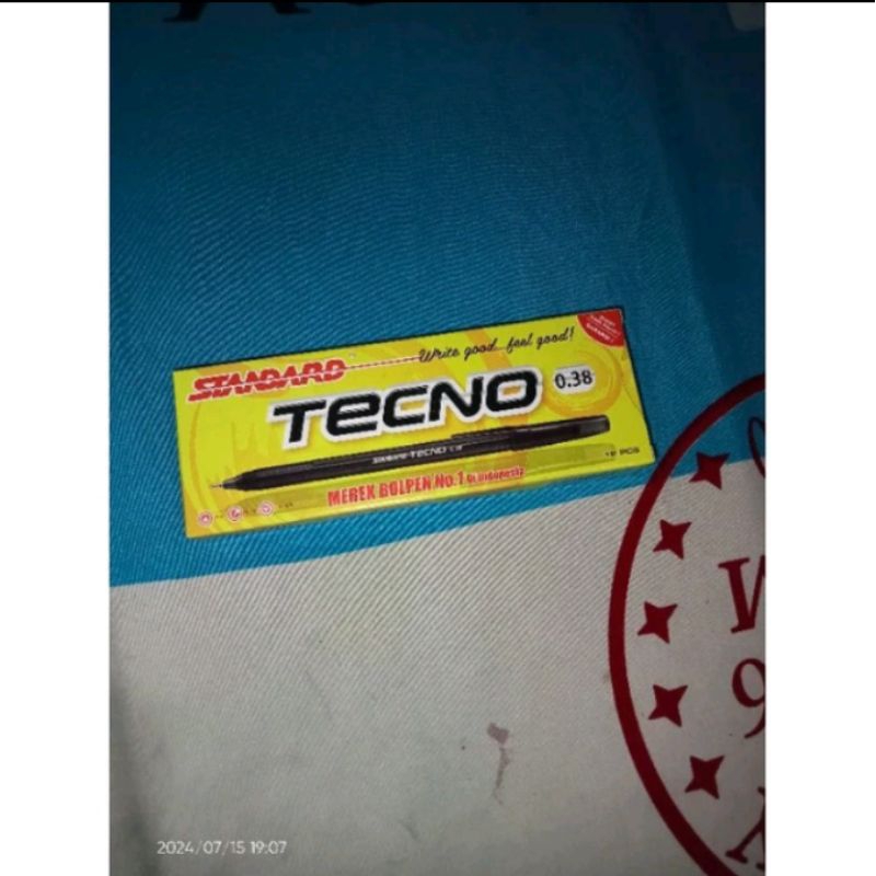 

pulpen standard tecno 0,38 1pack (12 pcs)