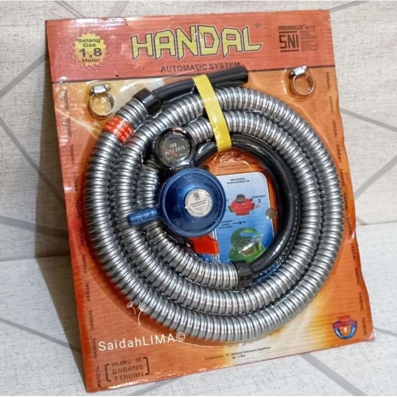 Paket Selang Regulator Kompor Gas LPG Handal - Personalux Set SNI