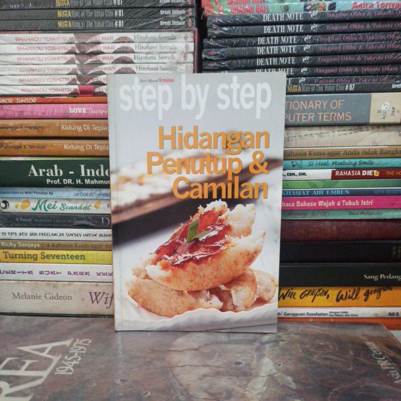 Buku Original Seri Masak femina Step by Step Hidangan Penutup & Camilan Bekas