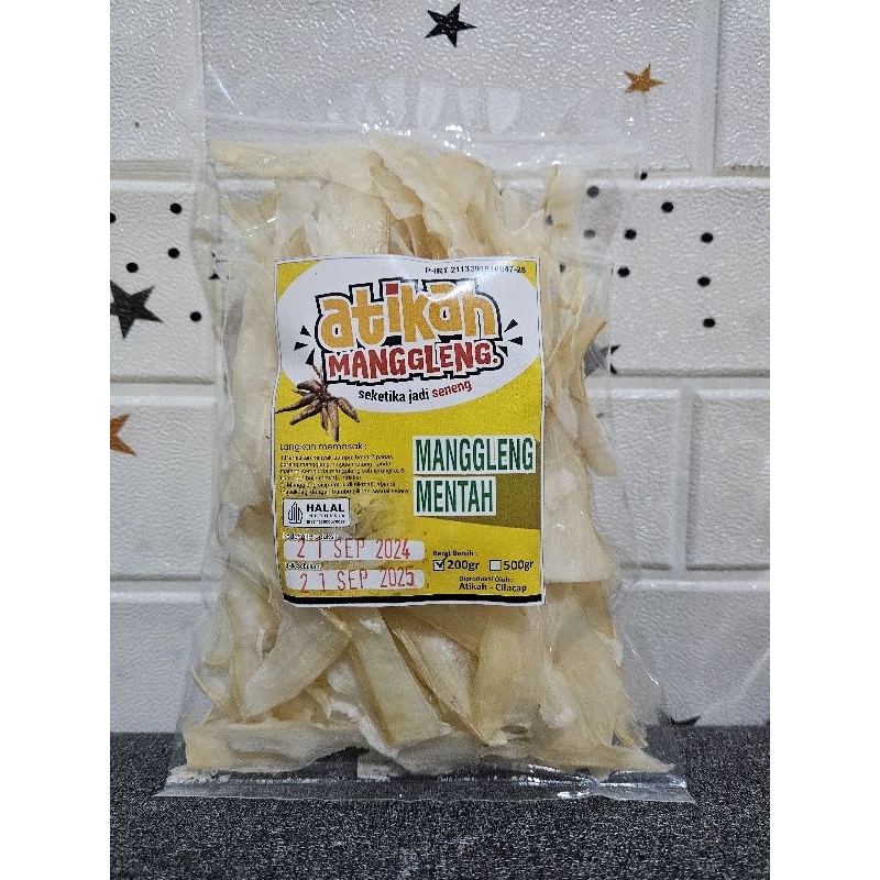 

Manggleng_Mentah 200 gram gurih asin