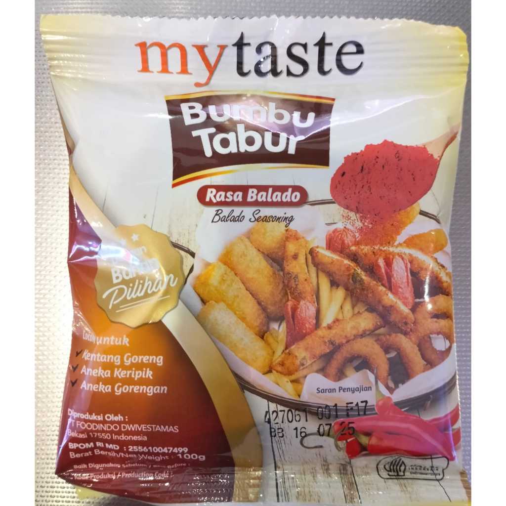

MY TASTE BUMBU TABUR BALADO 100GR