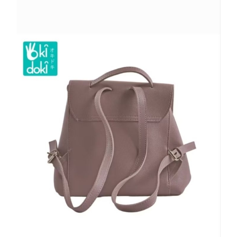 OKIDOKI Women'S Backpack Leather Ycpj-6 Sw - Tas Ransel Wanita