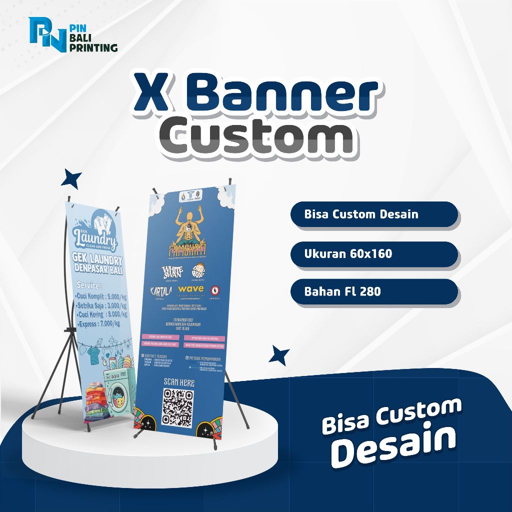 Cetak X banner / Stand Banner / Standing Banner Murah