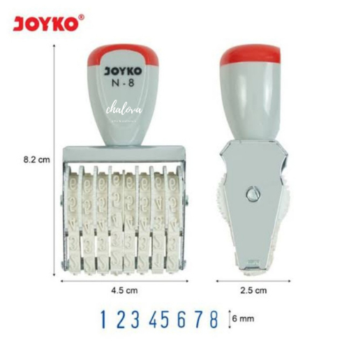 

[PCS] STEMPEL ANGKA JOYKO 8 DIGIT N-8 / NUMBER STAMP JOYKO