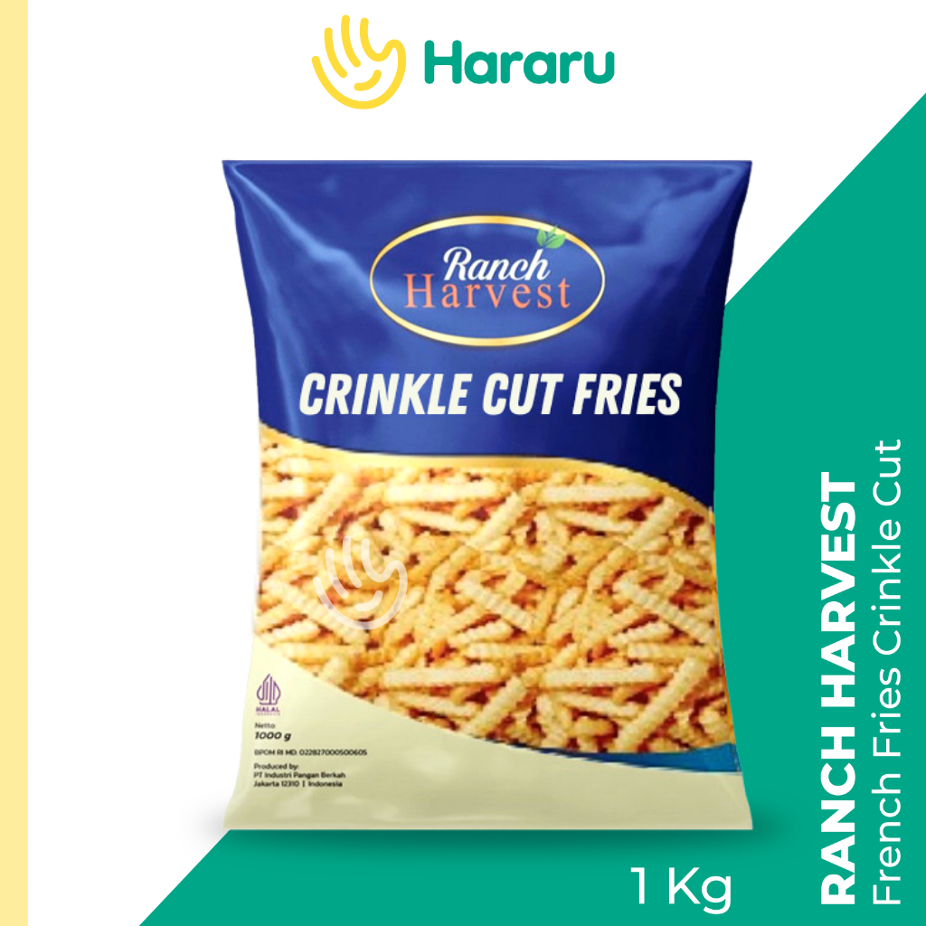 

Ranch Harvest Kentang Goreng French Fries Crinkle Cut 1Kg