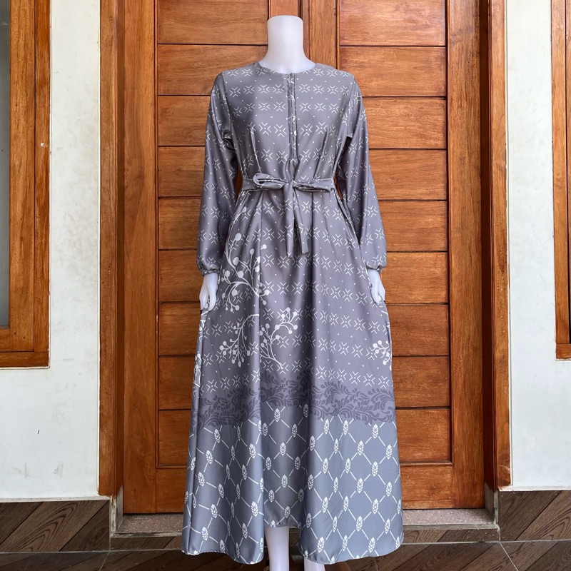 Gamis Perempuan Elegan Gamis Syari Dewasa Jahitan Rapi Desain Kekinian Dres Remaja Cewek Modis Gamis