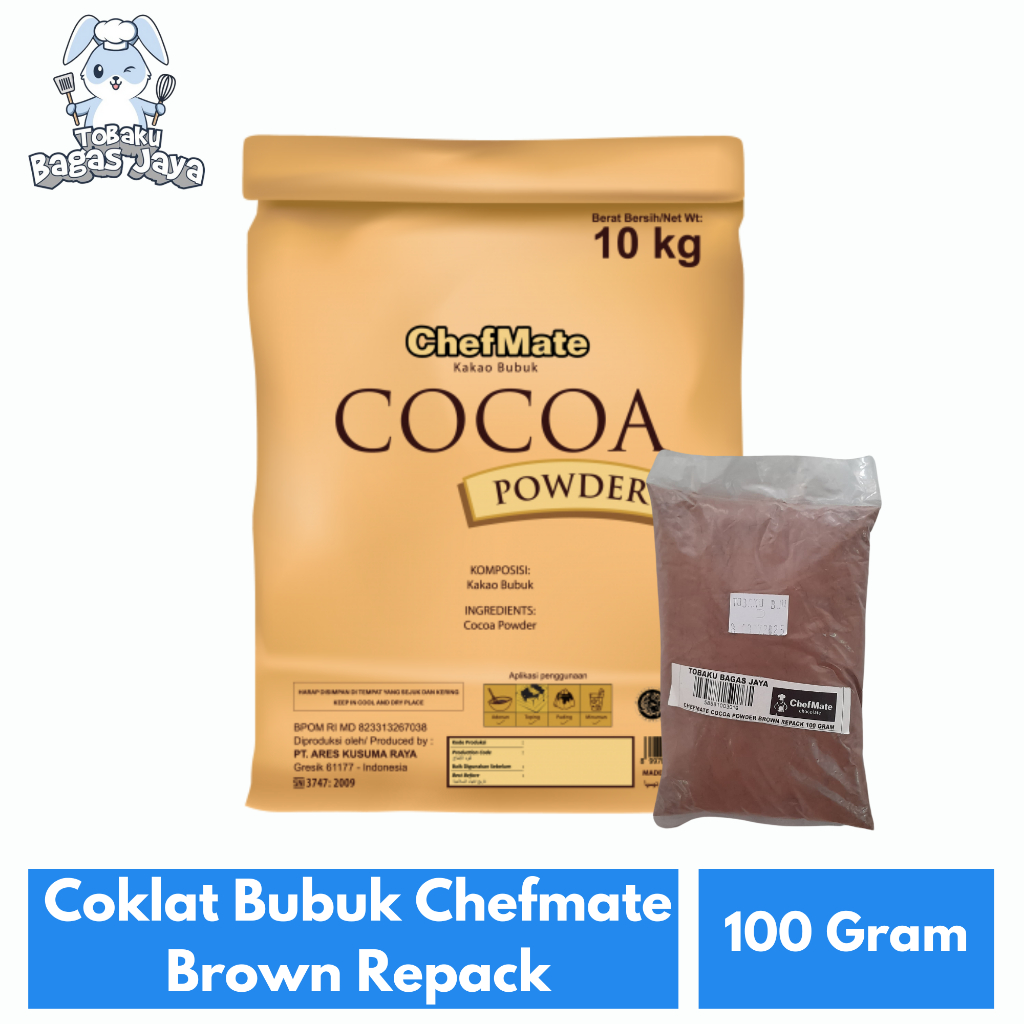 

Coklat Bubuk Chefmate Brown Repack 100 Gram