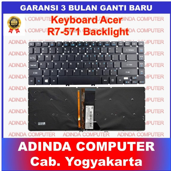 Keyboard Acer R7 R7-571 R7-571G R7-572 R7-572G Backlight Backlit