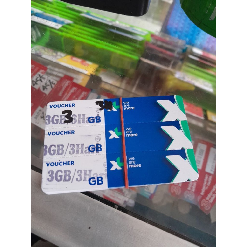 Voucher Kuota XL Bebas Puas 3GB 3Hari  Voucher XL Bebas puas 3k/hari 3Hari  2,1GB Kuota Utama + 900M