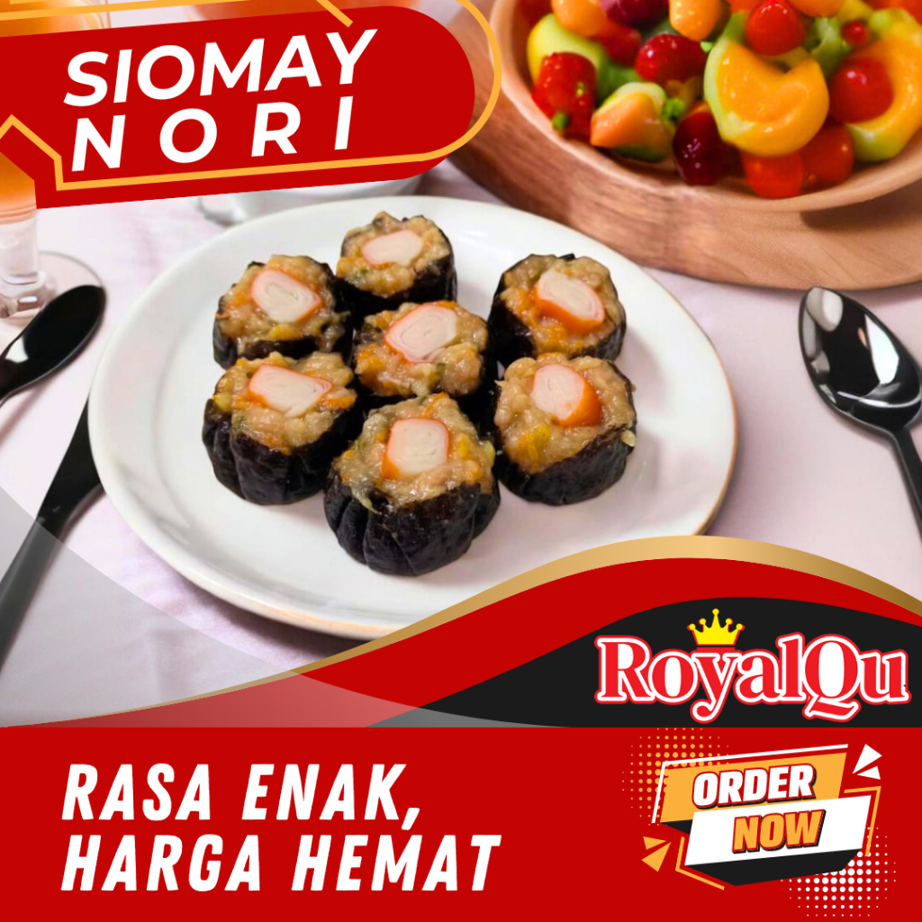 

ROYALQU Siomay Nori Seaweed Dimsum Frozen Food