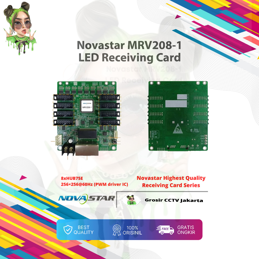 Novastar MRV208-1 MRV208 LED Receiving Card RC Videotron HUB75 MRV328