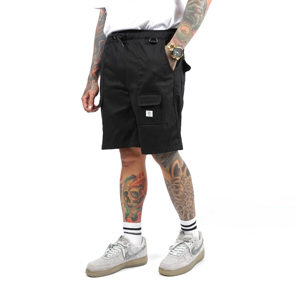 Breakside Short Cargo Rocky - Black Celana Pendek Pria