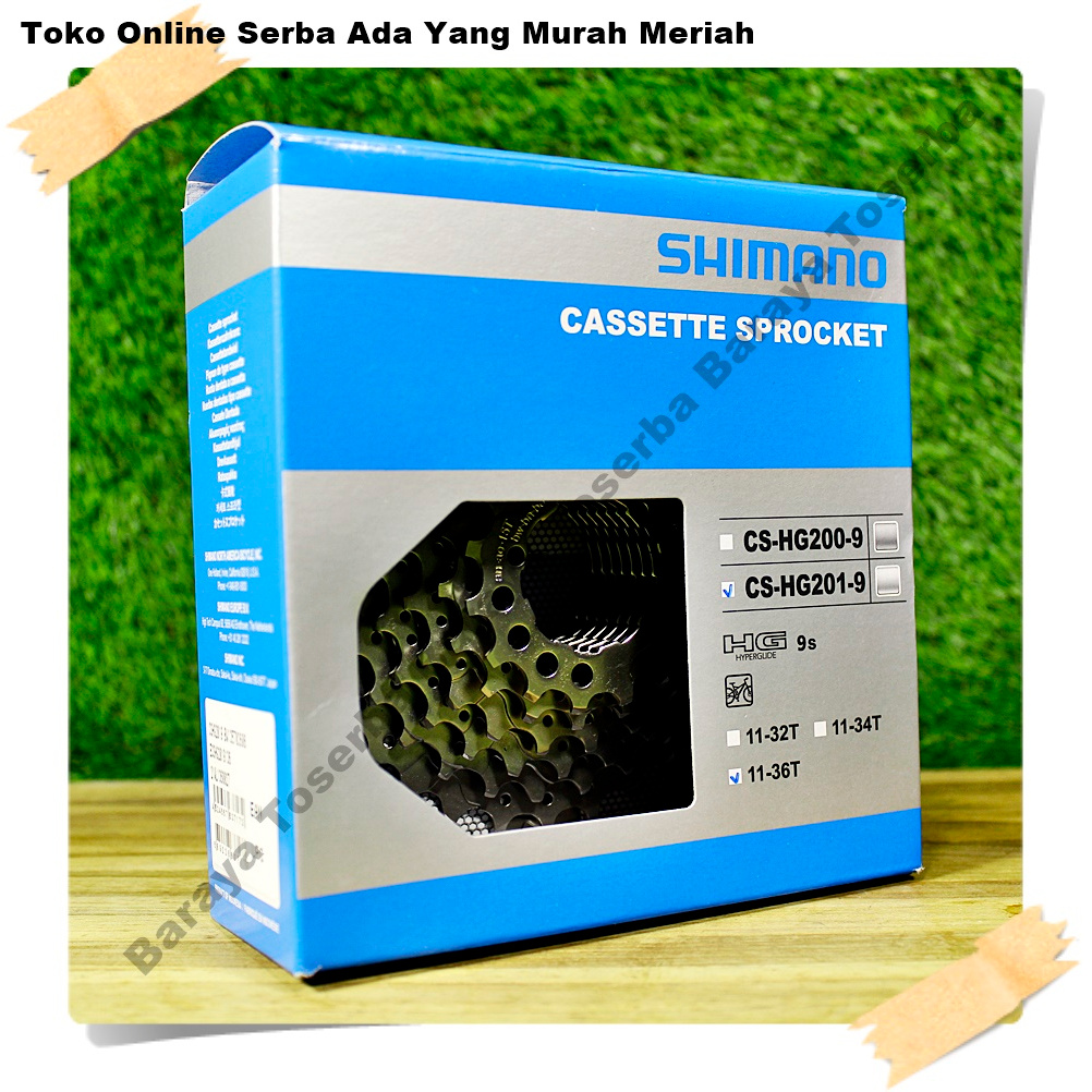 Cassete SPROCKET FREEWHEEL SHIMANO 9 SP HG201 11T-36T