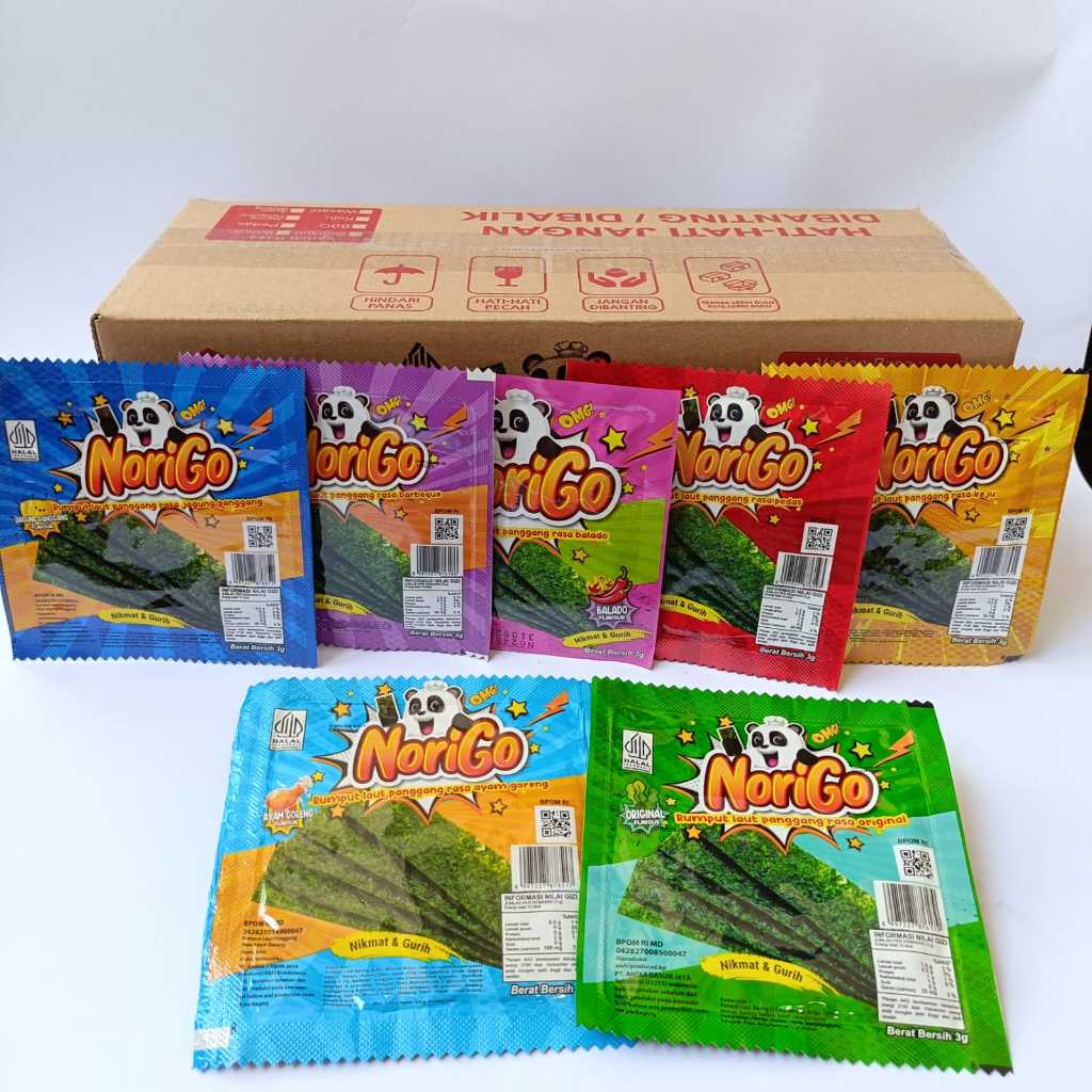 

Norigo Rumput Laut - 1 Karton isi (5 Box)
