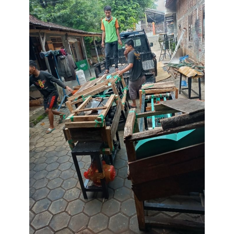 mesin tusuk sate 1 paket unutk pembuatan tusuk sate,sumpit