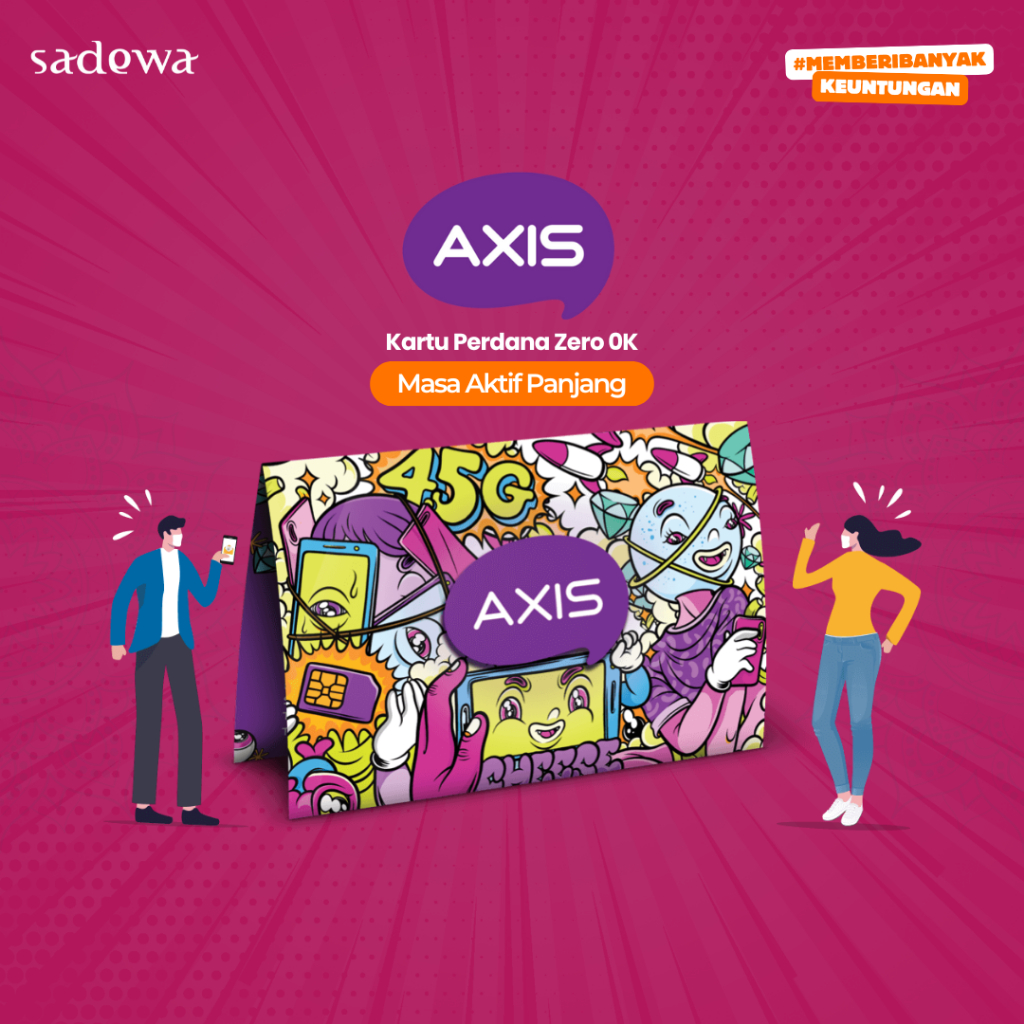 KARTU PERDANA ZERO AXIS 0K MASA AKTIF PANJANG