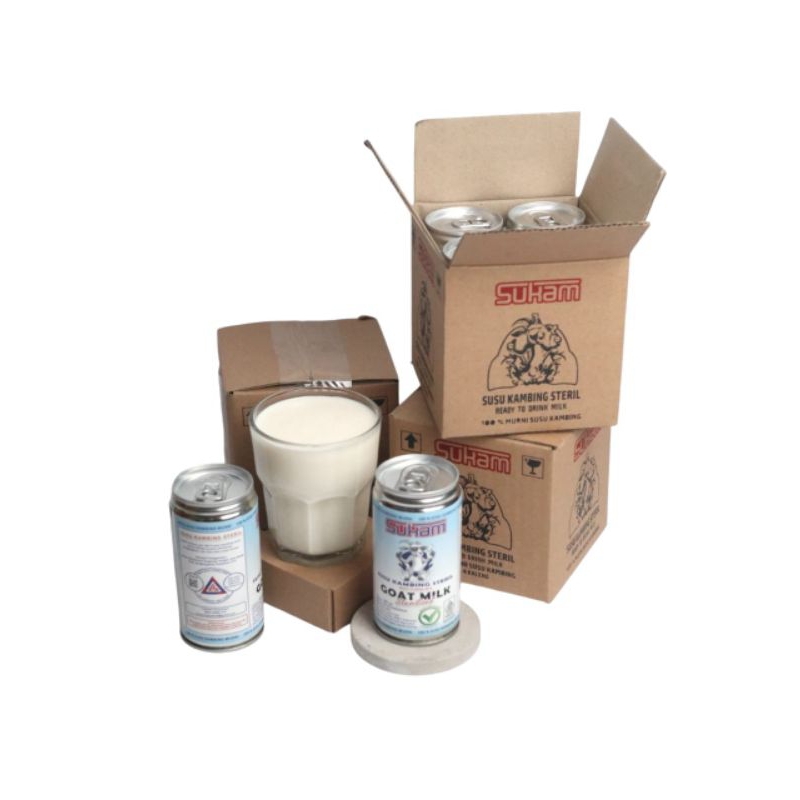 

Sukam Goat Milk Susu Kambing Murni 100% isi 4 kaleng