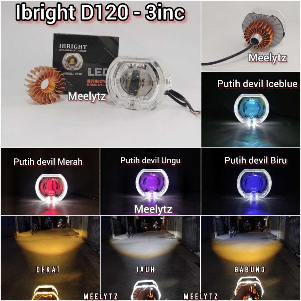 IK3 Ibright D120 Projie Biled 3 Inc Silver Original