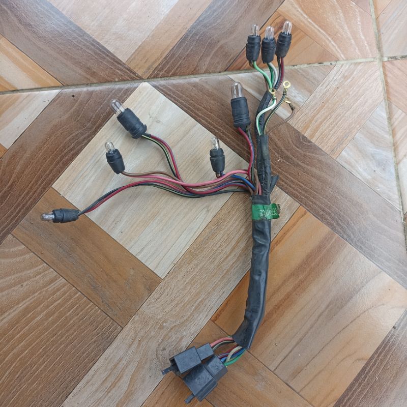 kabel fiting lampu speedometer socket kabel spedo kilometer Ninja rr 150 new ninja rr old zx cbu Ori