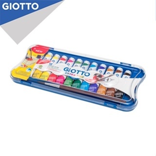 

Giotto Poster Extra Fine Paint 12 Colors with Brush 12ml