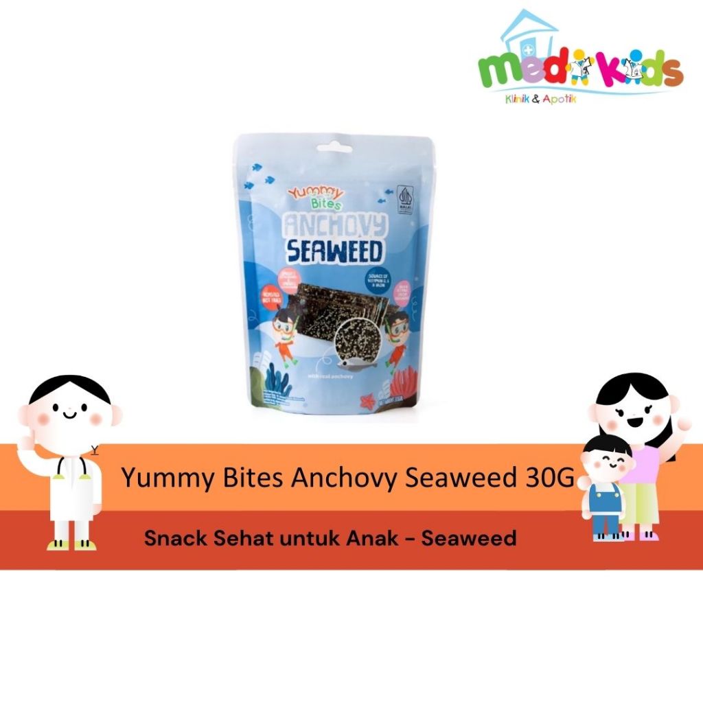 

Yummy Bites Anchovy Seaweed 30gr