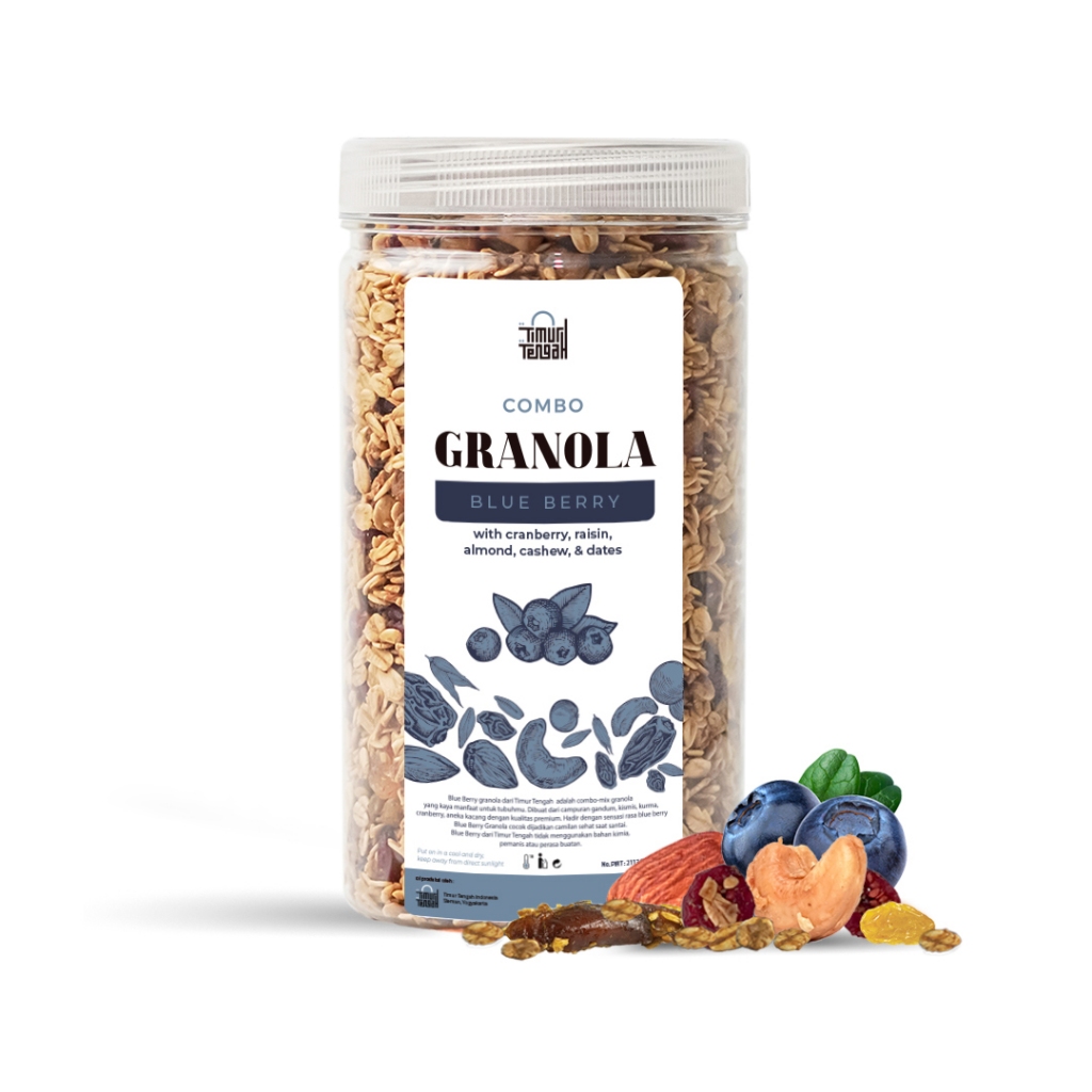 

GRANOLA BLUEBERRY TIMUR TENGAH ORIGINAL 100% ISI 500 GR