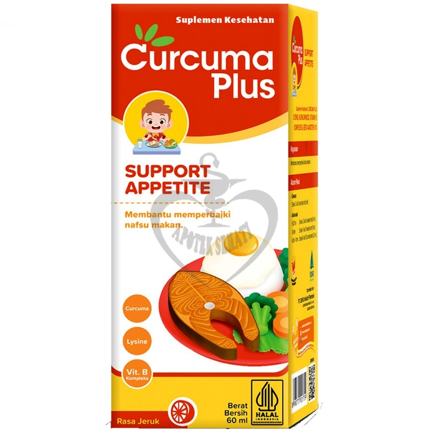 Curcuma Plus Appetite Memperbaiki Nafsu Makan Anak